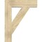 Ekena Millwork Traditional Block Rough Sawn Bracket, Douglas Fir, 6"W x 28"D x 36"H BKT06X28X36TRA05RDF - alternate 3